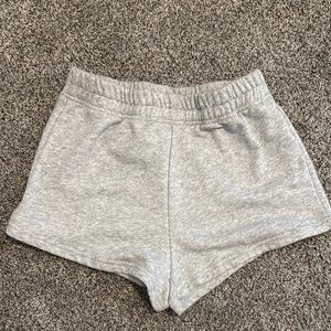 SHEIN Light Gray Athletic Shorts